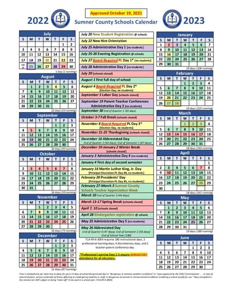 Sumner College Academic Calendar 2023